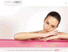 Tablet Screenshot of dermoxen.com